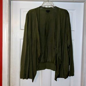 Beautiful olive green jacket!